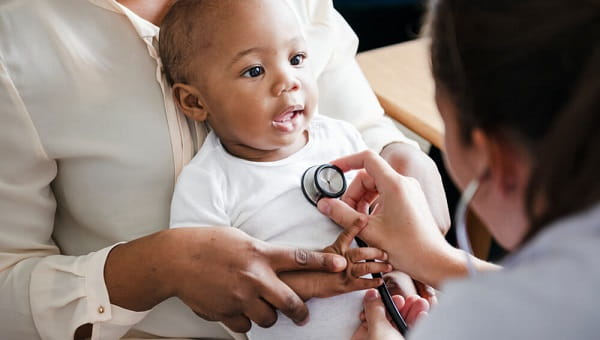 Baby visit to the doctor