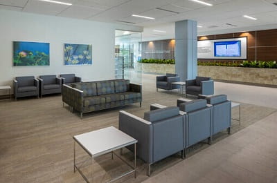 Mease Countryside Hospital Bilheimer Tower waiting area