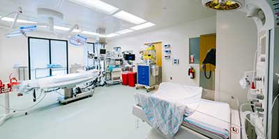 Safe and secure OB operating room.