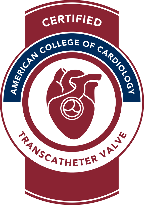 acc as transcatheter valve center certified