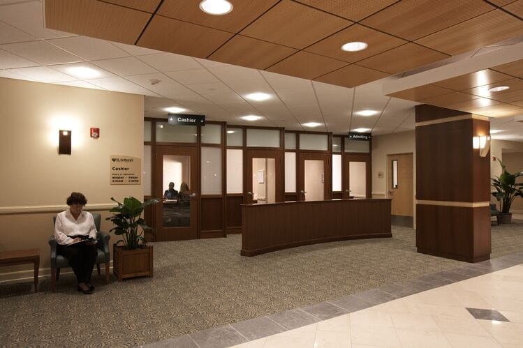 St. Anthony's Hospital admissions area