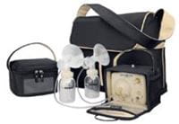 Breast pump with large carrying case