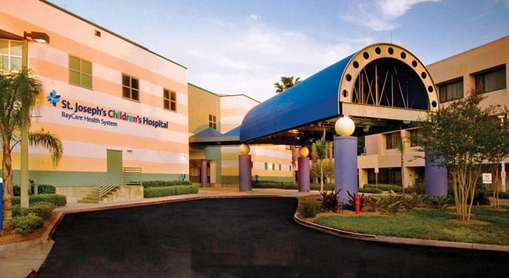 Exterior of St. Joseph's Children's Hospital