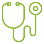 icon of a stethoscope