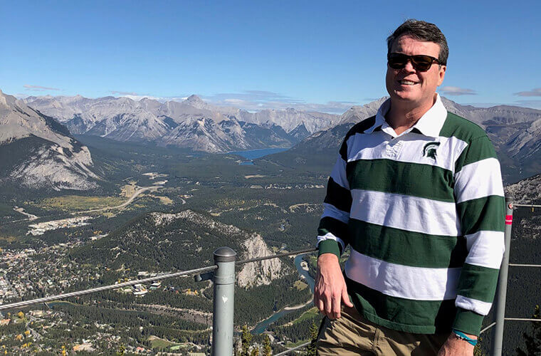 O’Farrell before his heart attack