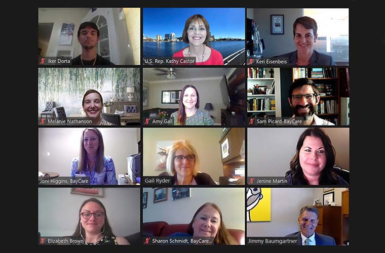 BayCare Kids Behavioral Health patient meets with members of congress to discuss need for improved access to mental health services