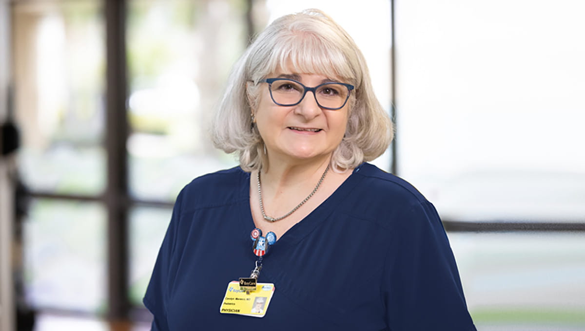 Dr. Marasco, a member of the core faculty for the Pediatrics residency program at St. Joseph's Children's Hospital.