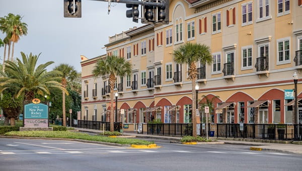 Main Street of Downtown New Port Richey, Florida
