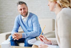Man and Woman Solving a problem