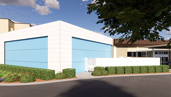 Rendering of the BayCare Proton Center