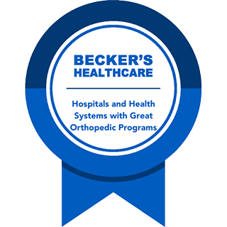 Becker's Healthcare Hospitals and Health Systems with Great Orthopedic Programs logo