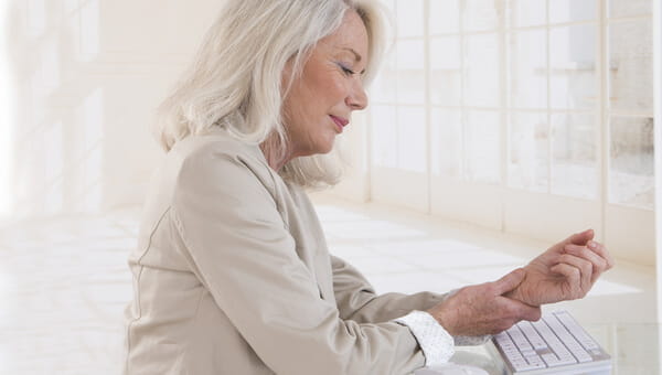 Woman in 60s with joint pain